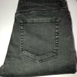Bullhead Denim Dark Gray Wash Skinny Jeans